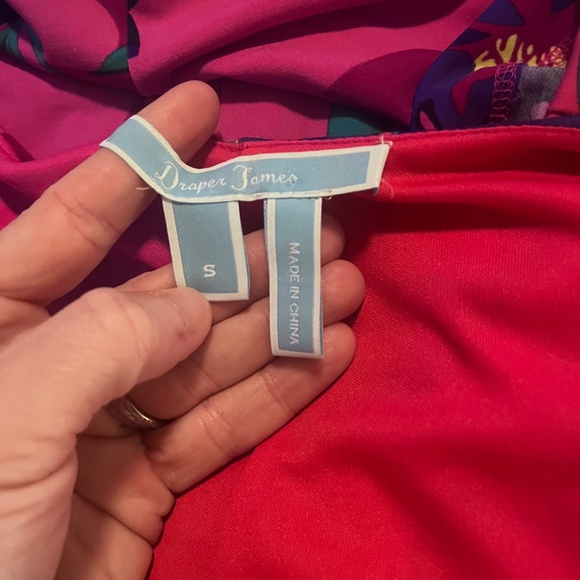 Draper James Women's Pink Floral Long Sleeve Dress Size S - Picture 4 of 4